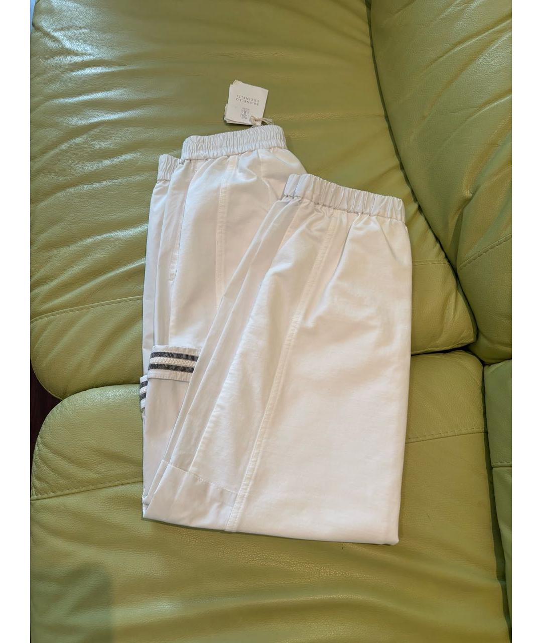 BRUNELLO CUCINELLI Белый хлопковый костюм с брюками, фото 5