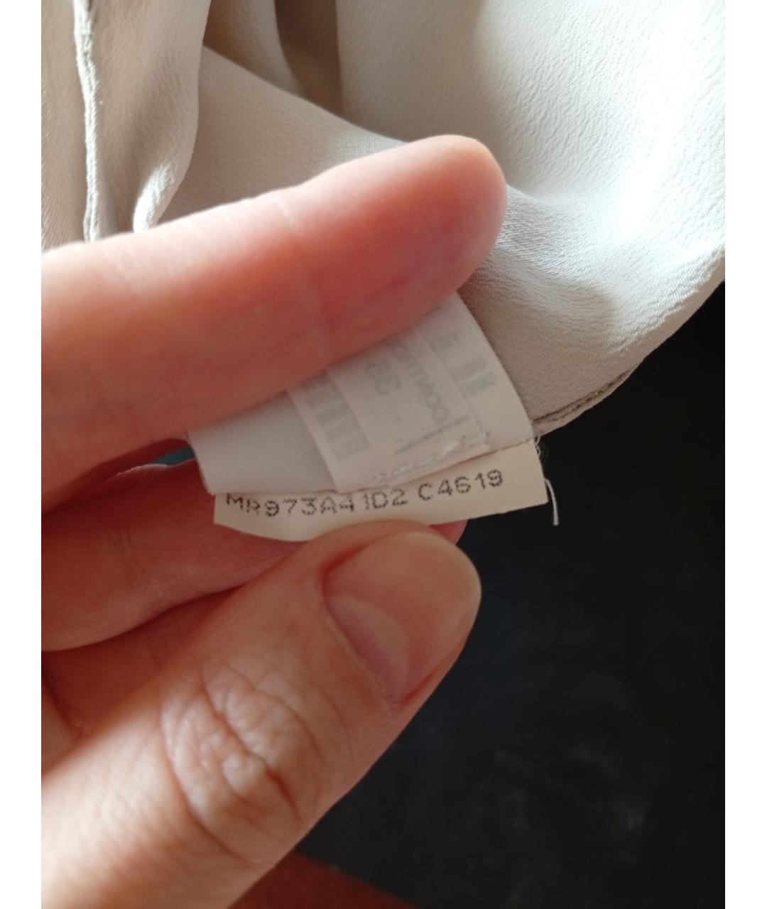 BRUNELLO CUCINELLI Серое хлопковое повседневное платье, фото 6