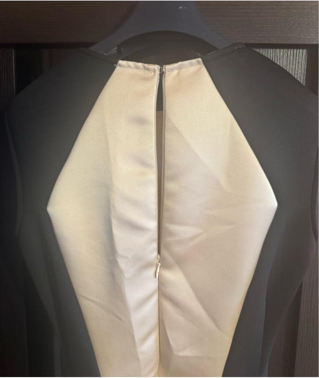 ELISABETTA FRANCHI Мульти атласное коктейльное платье, фото 3