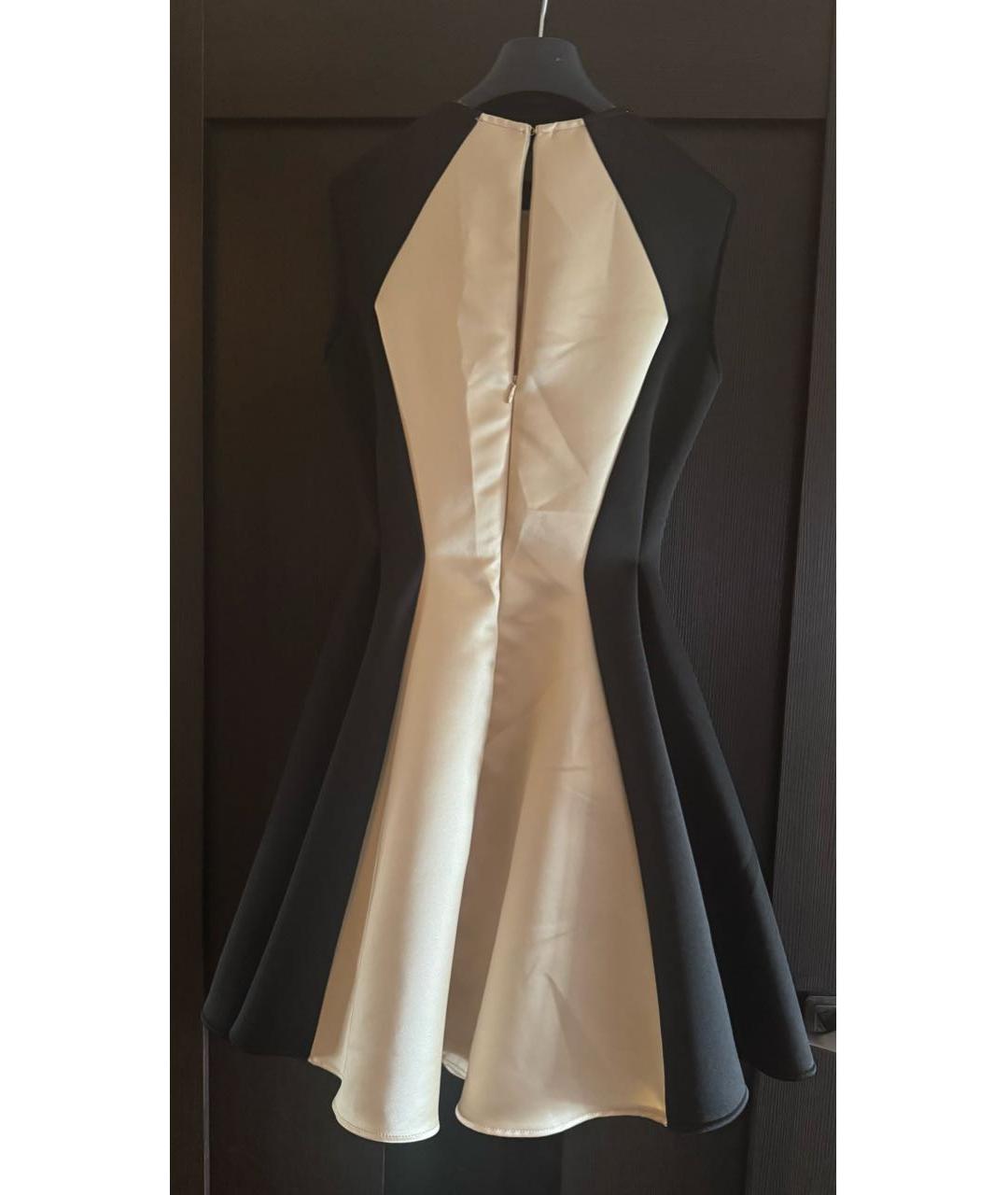 ELISABETTA FRANCHI Мульти атласное коктейльное платье, фото 2