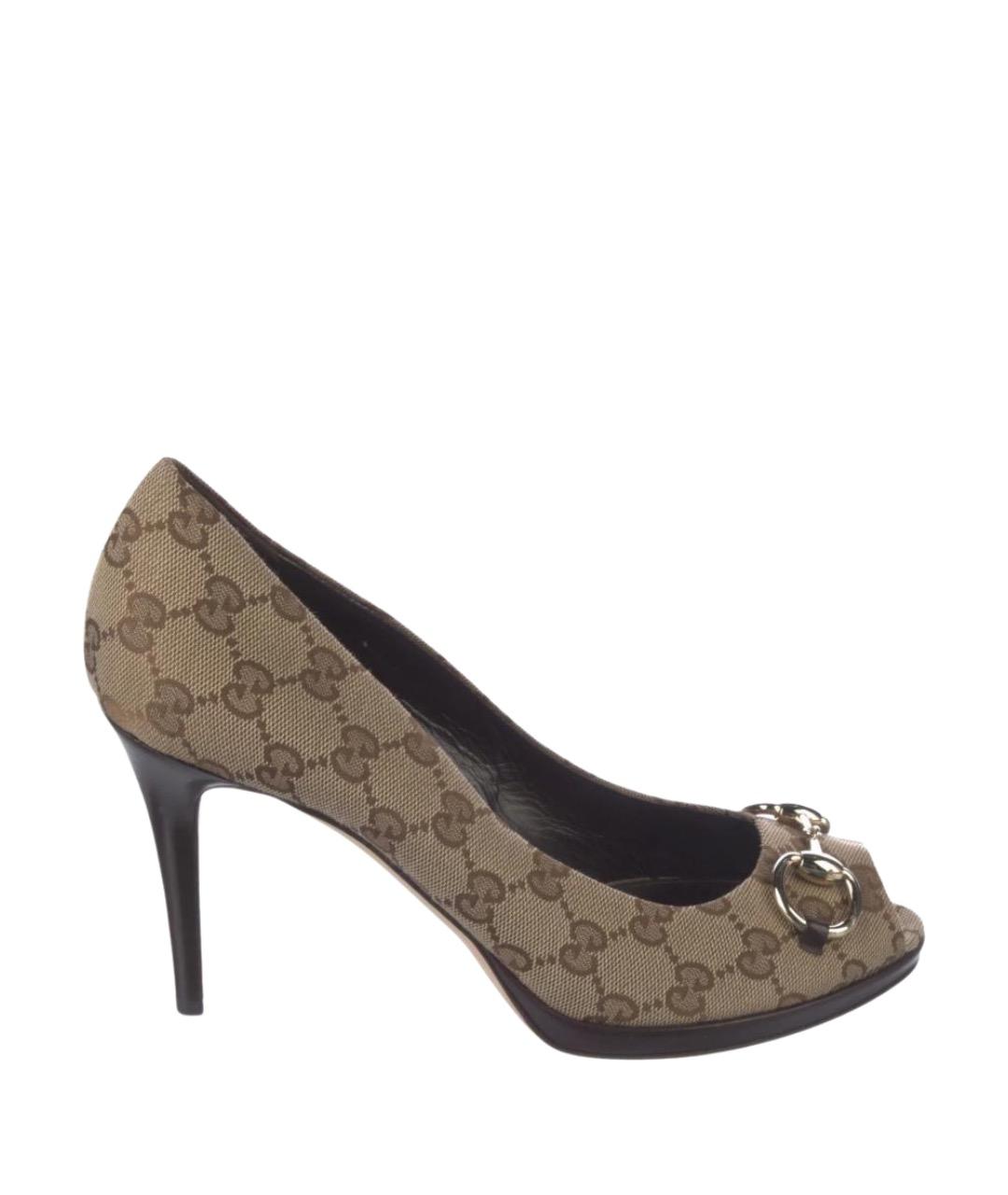 GUCCI Бежевые туфли, фото 1