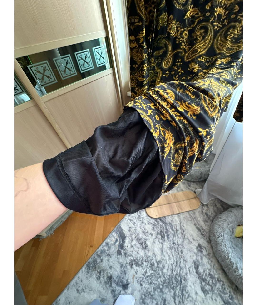 VERSACE Мульти вискозное платье, фото 8