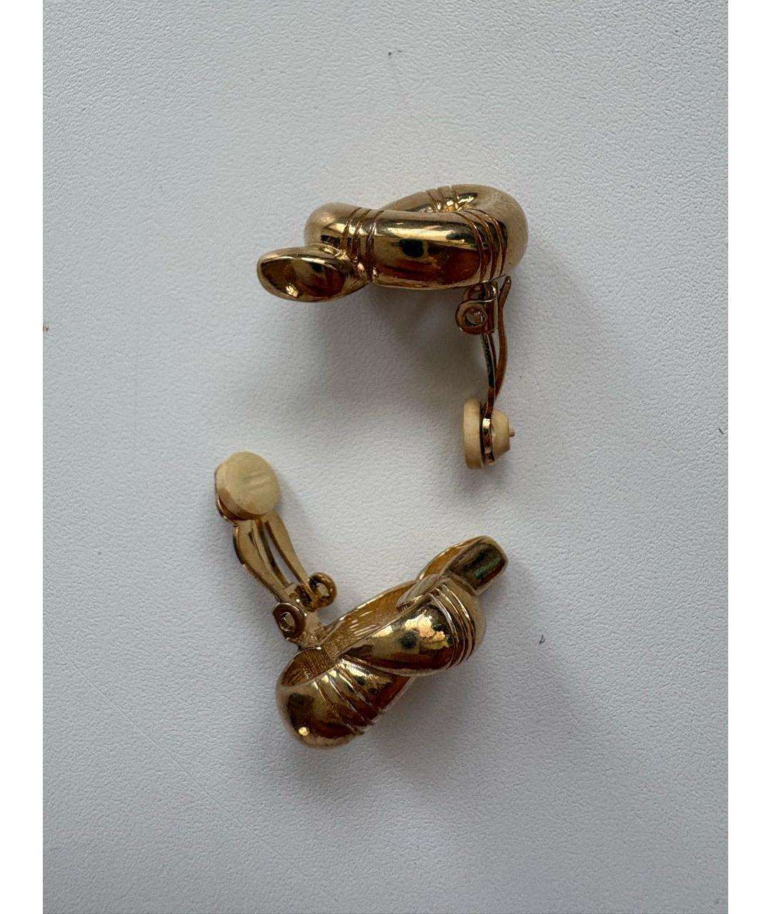 GIVENCHY Золотые металлические клипсы, фото 2