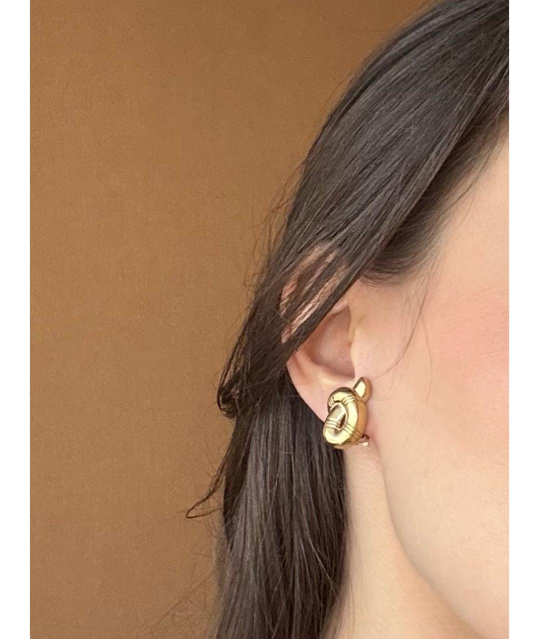 GIVENCHY Золотые металлические клипсы, фото 6