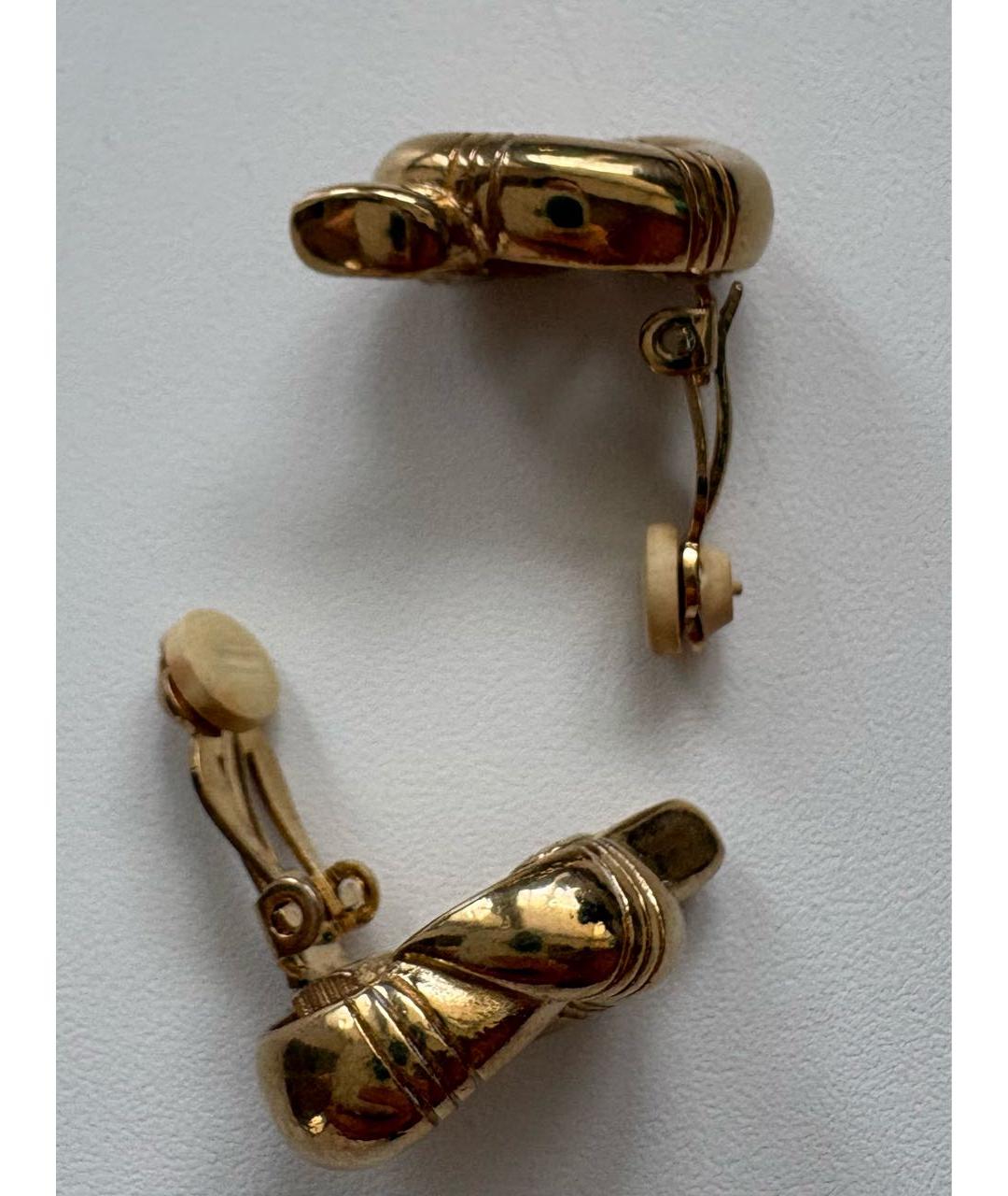 GIVENCHY Золотые металлические клипсы, фото 3