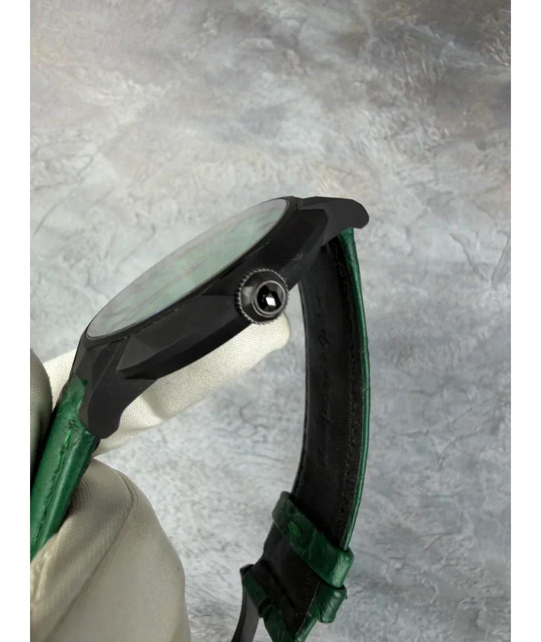 GRAFF Зеленые металлические часы, фото 4