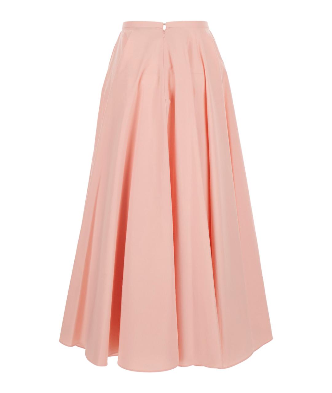 GIVENCHY Розовая хлопковая юбка миди, фото 2