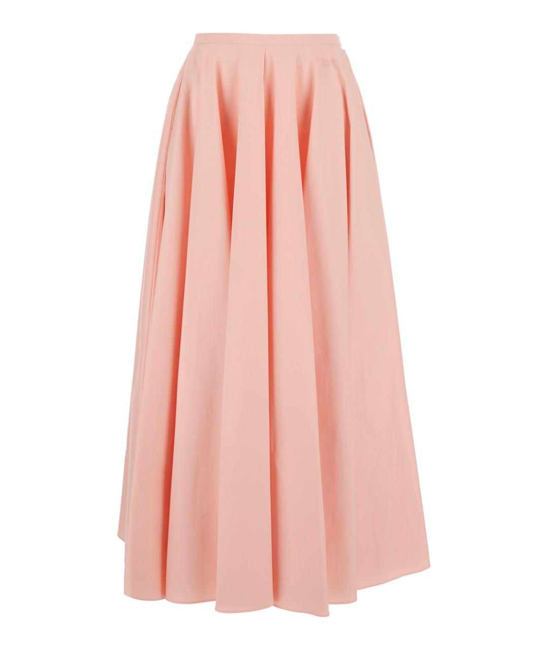 GIVENCHY Розовая хлопковая юбка миди, фото 1