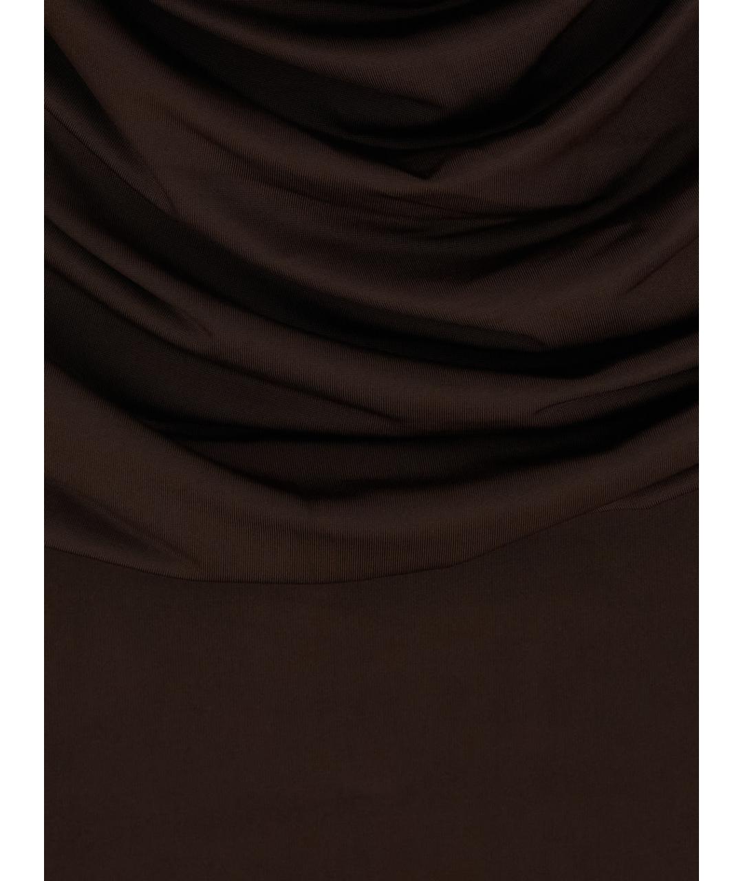 THE ANDAMANE Коричневое повседневное платье, фото 3