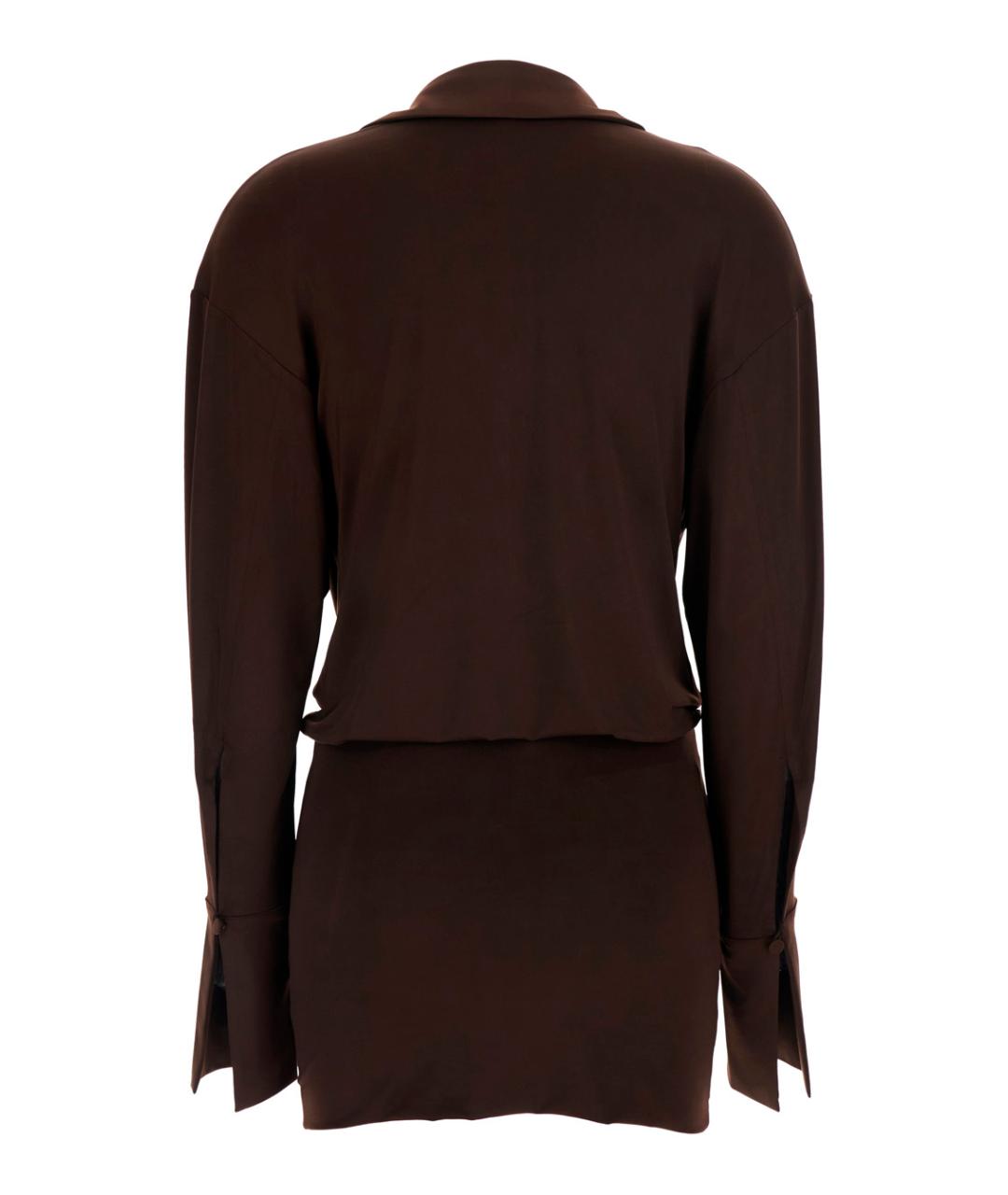 THE ANDAMANE Коричневое повседневное платье, фото 2