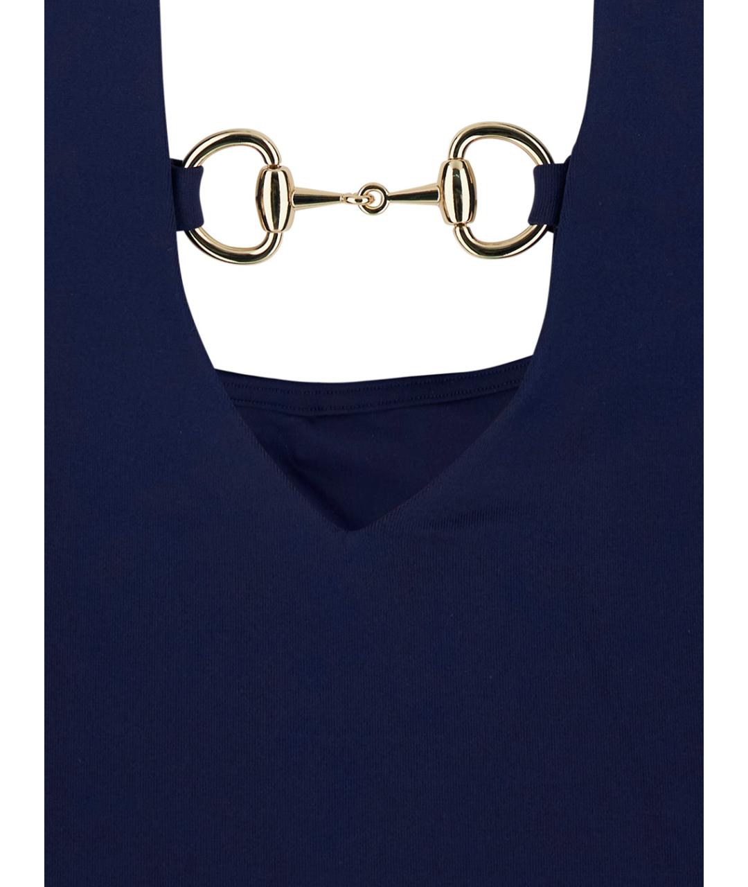 GUCCI Синий купальник, фото 3