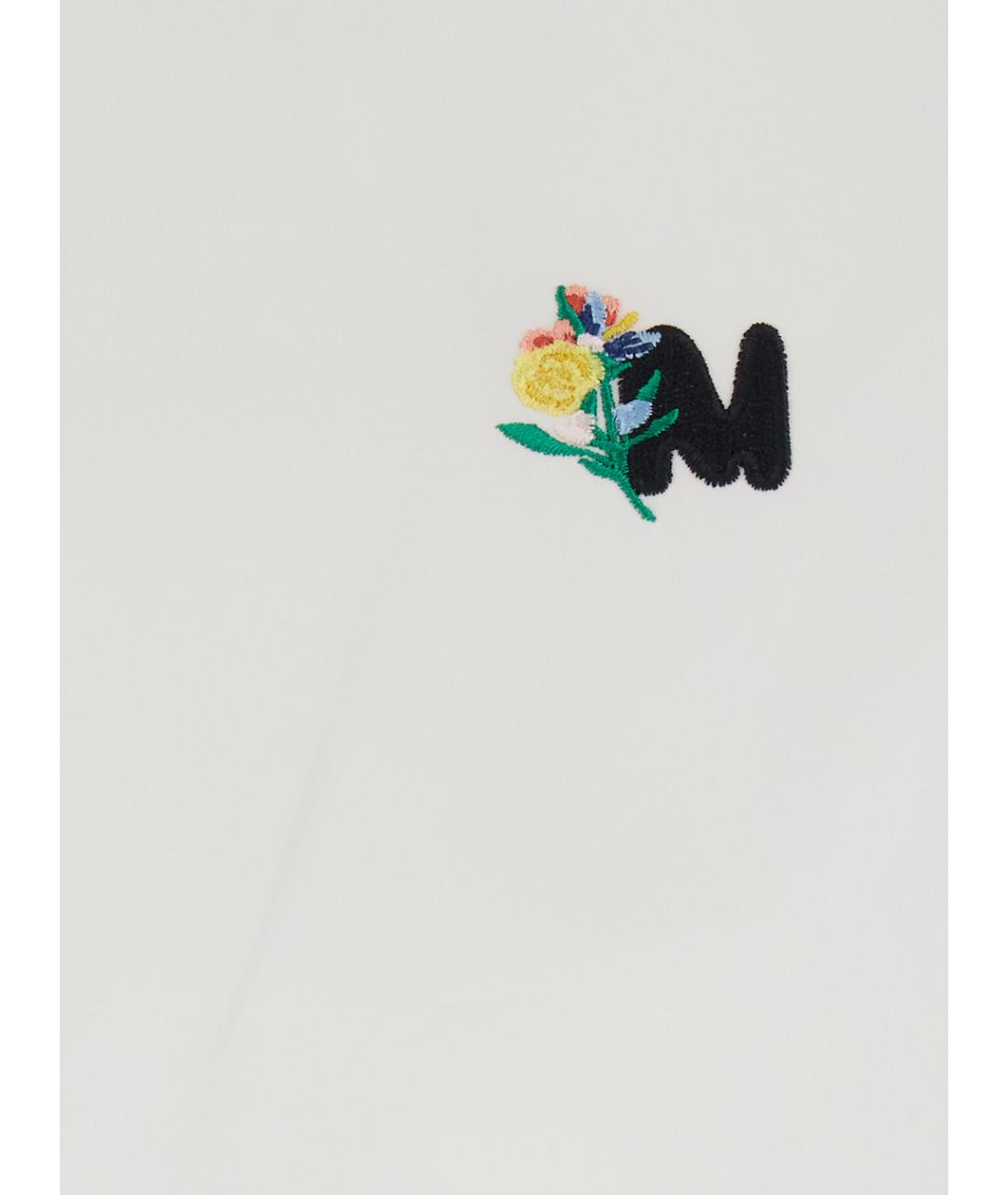 MSGM Белая хлопковая рубашка, фото 3