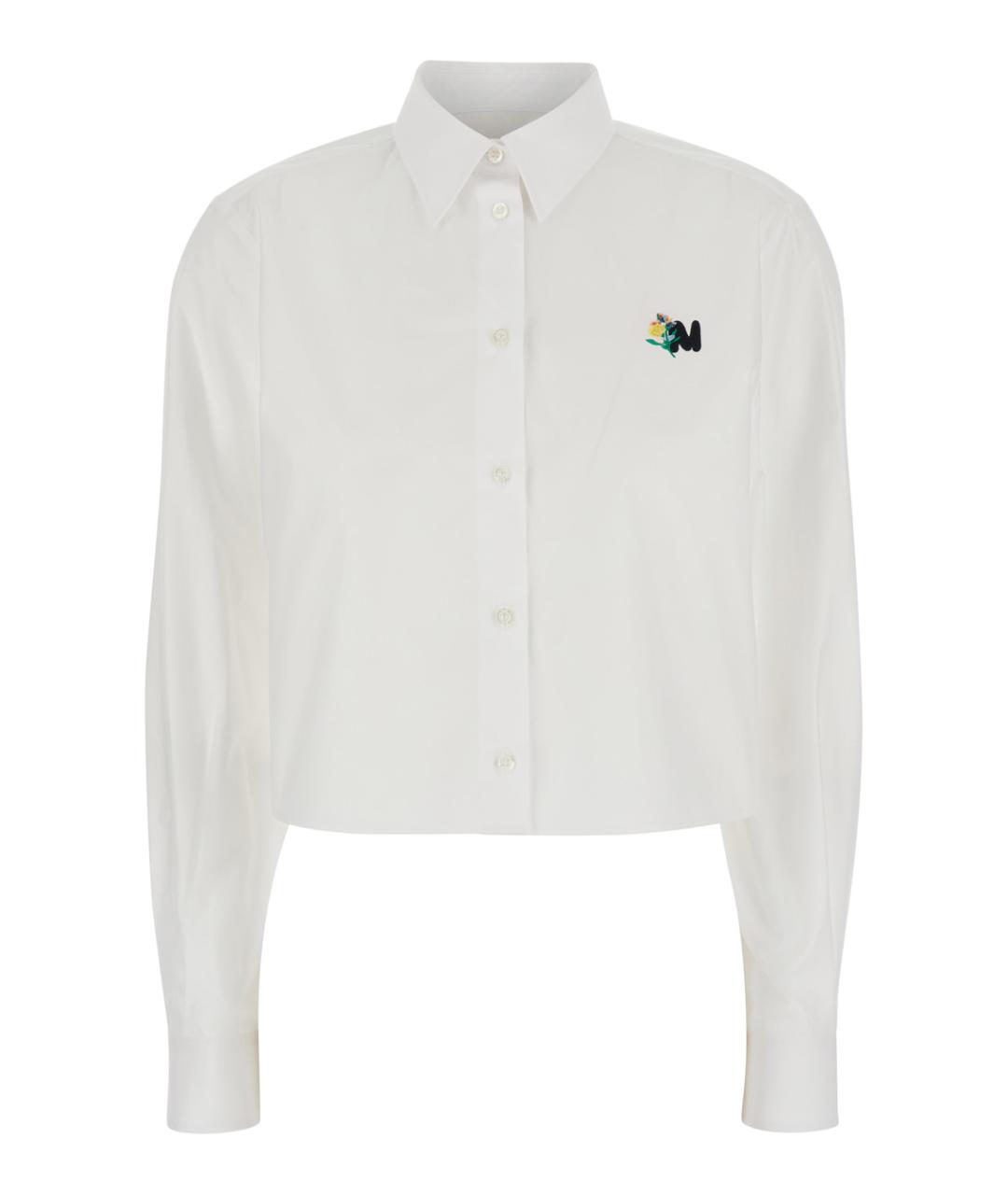 MSGM Белая хлопковая рубашка, фото 1
