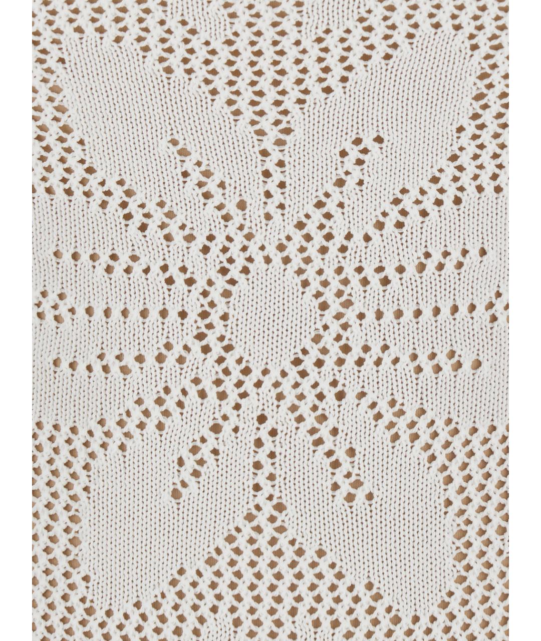 TWIN-SET Белое вискозное повседневное платье, фото 3