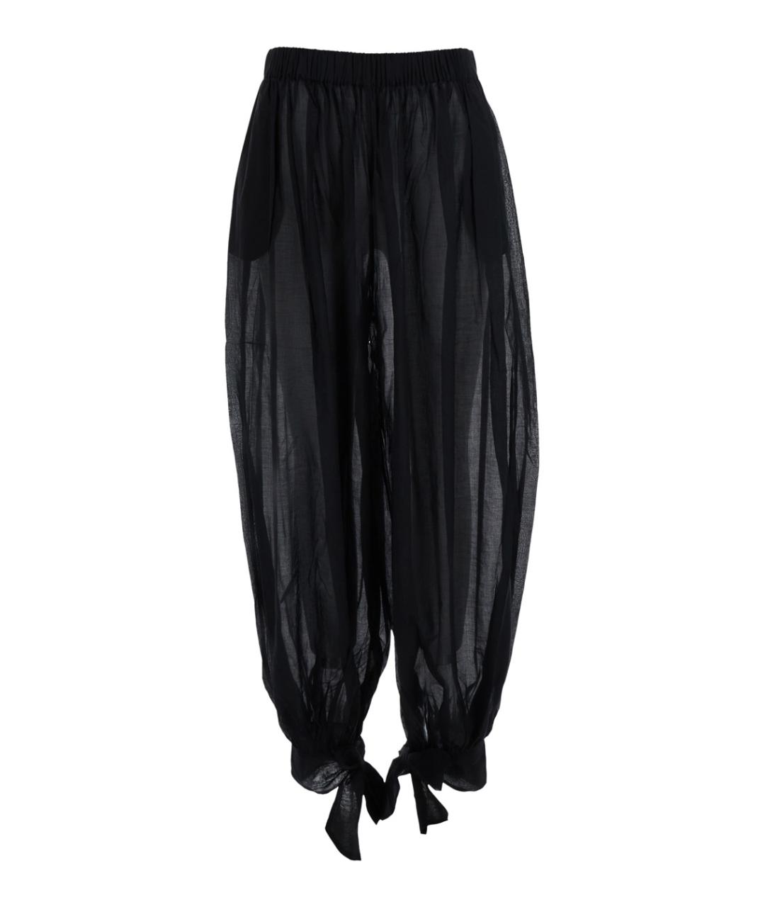 THE ANDAMANE Черные прямые брюки, фото 1