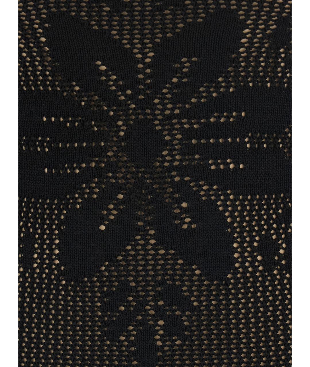 TWIN-SET Черное вискозное вечернее платье, фото 3