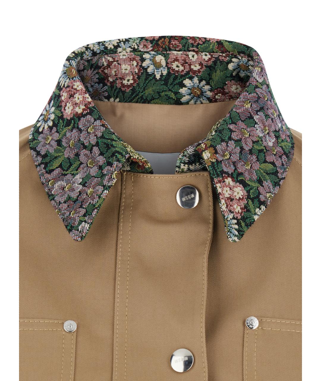 MSGM Бежевая хлопковая куртка, фото 3