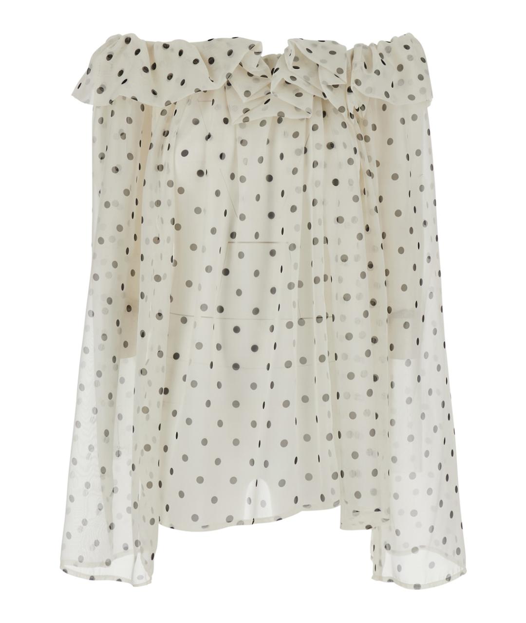 MSGM Белая блузы, фото 1