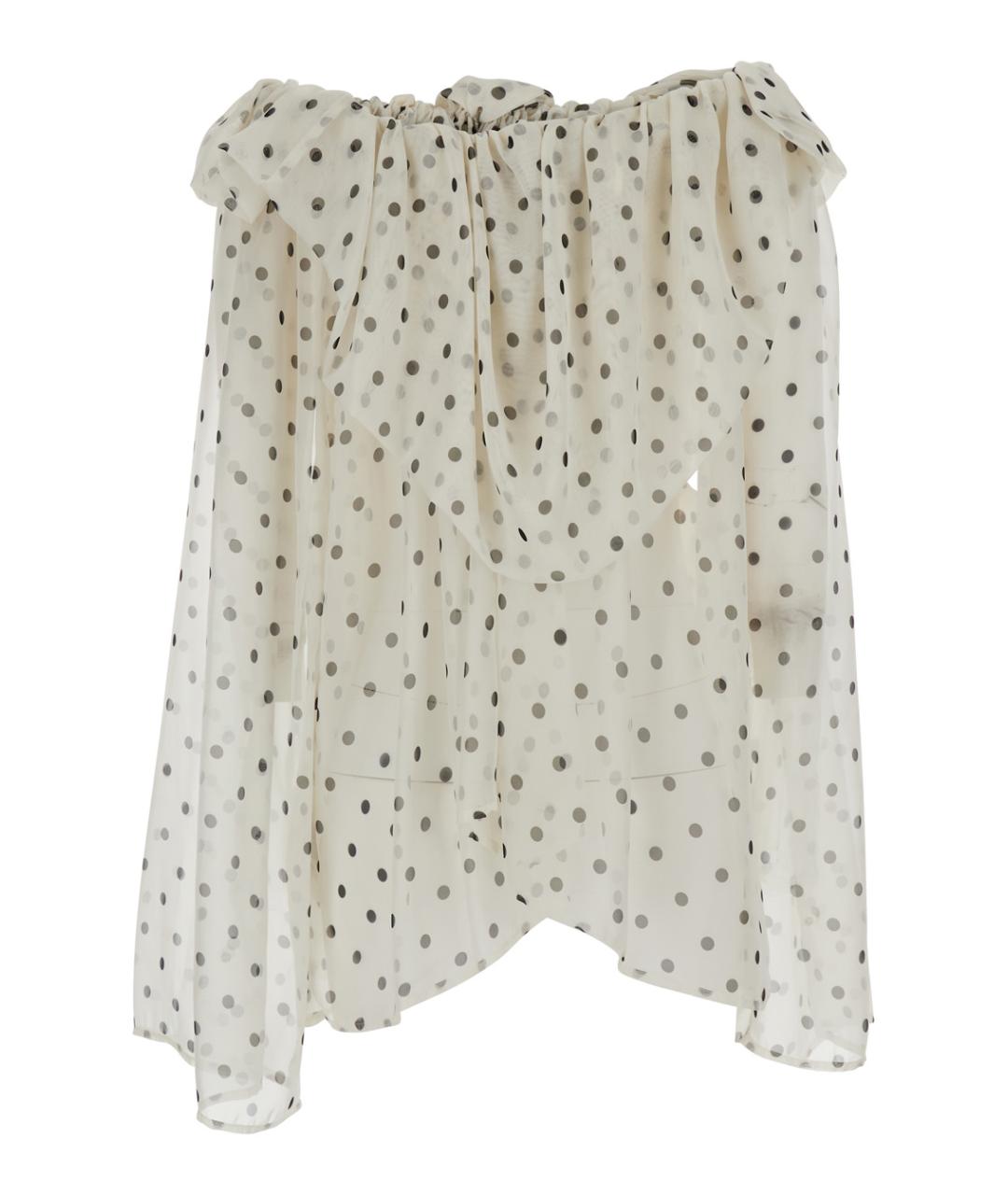 MSGM Белая блузы, фото 2