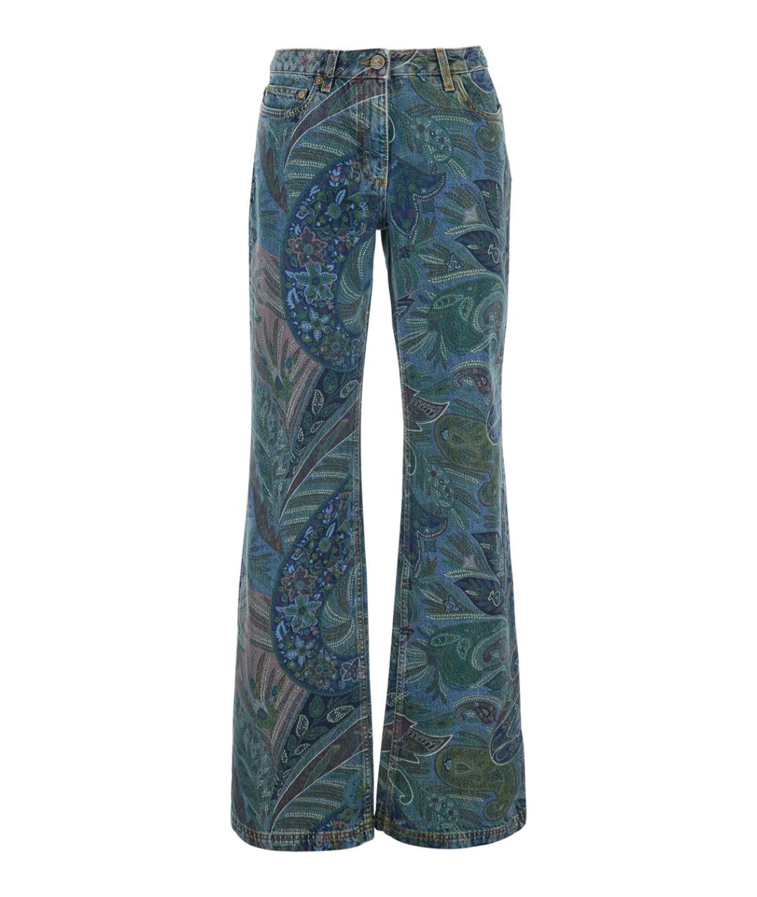 ETRO Мульти хлопковые прямые джинсы, фото 1
