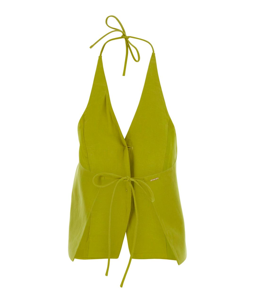 TWIN-SET Зеленый жилет, фото 2