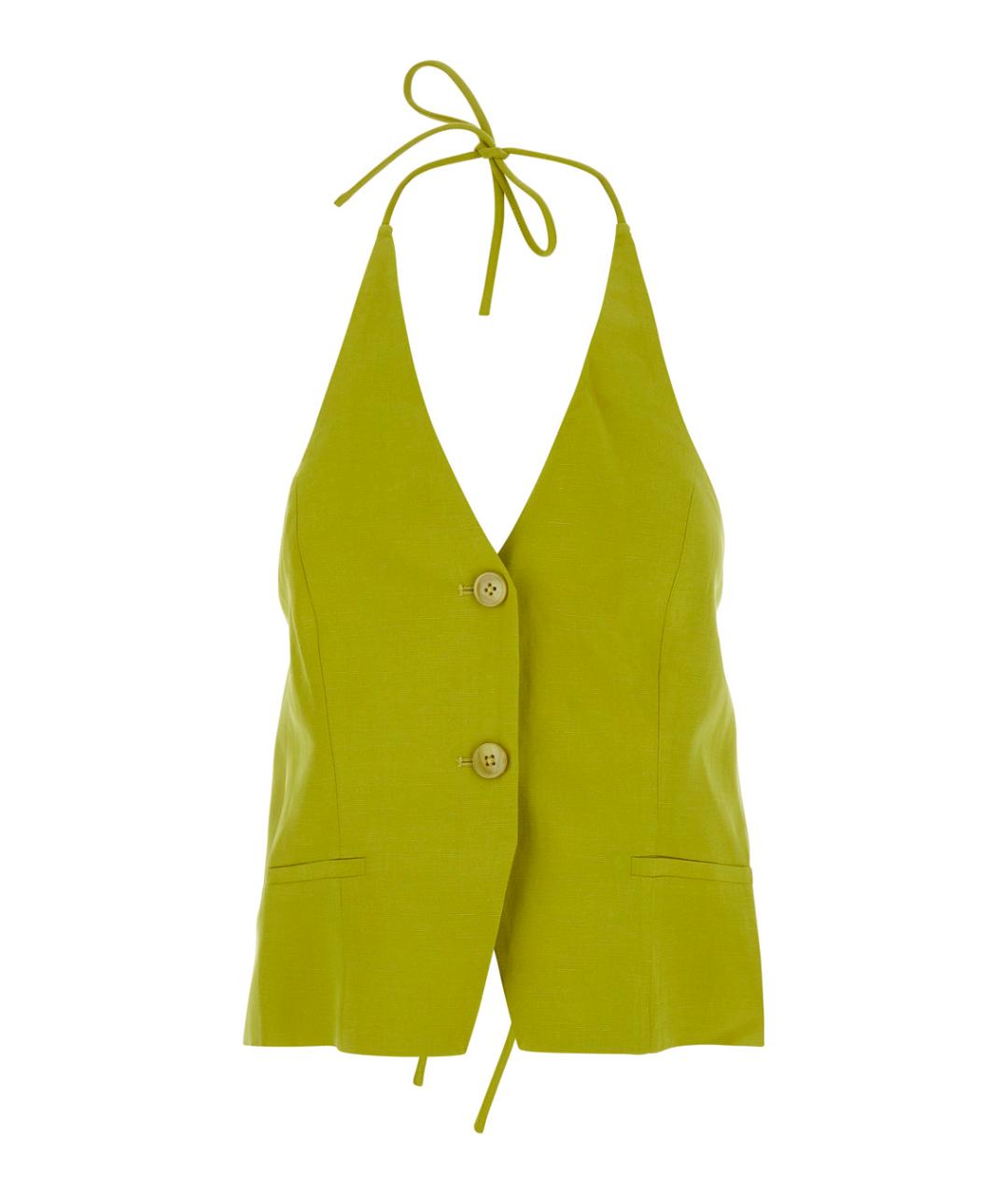 TWIN-SET Зеленый жилет, фото 1