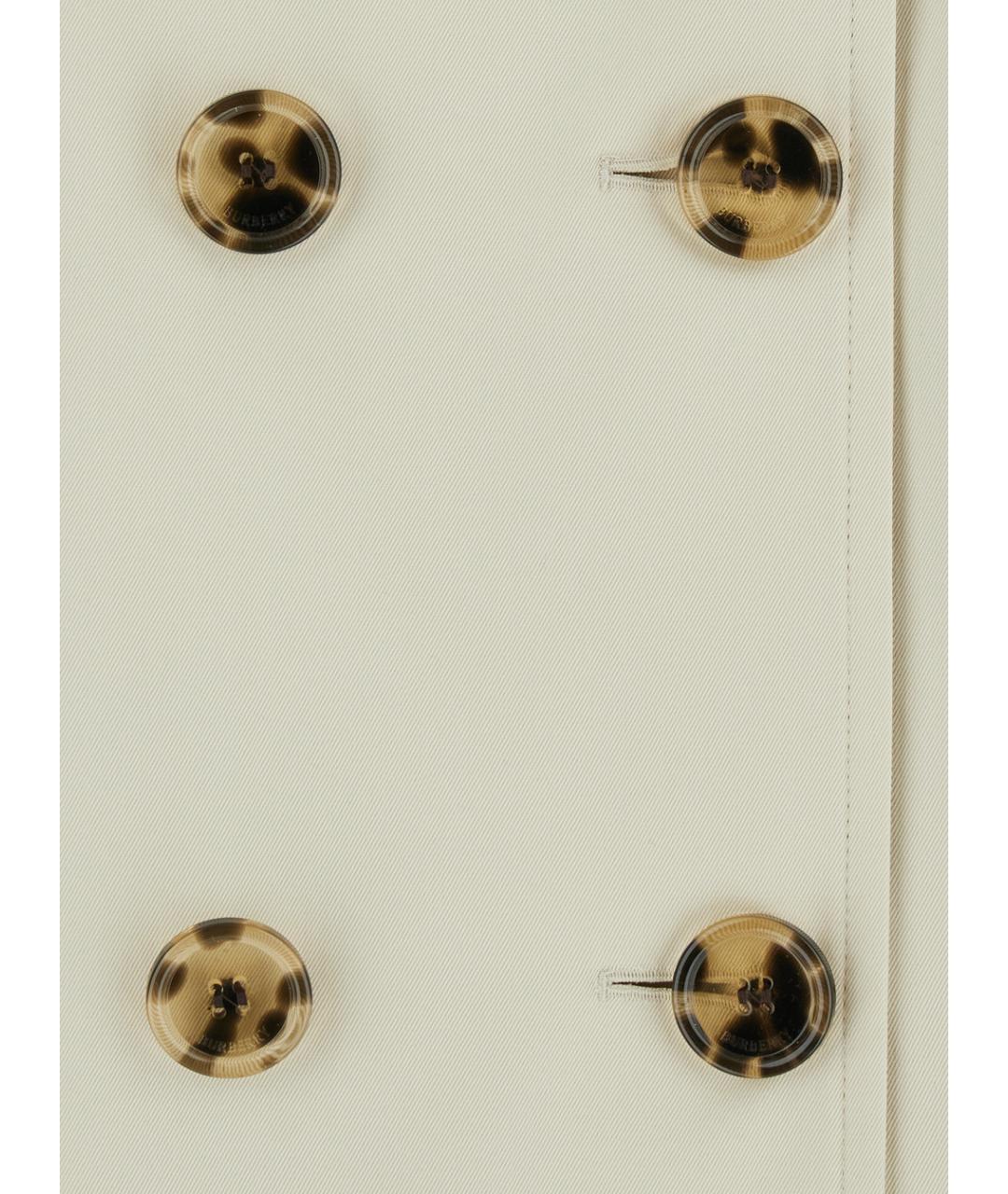 BURBERRY Бежевый хлопковый тренч/плащ, фото 3