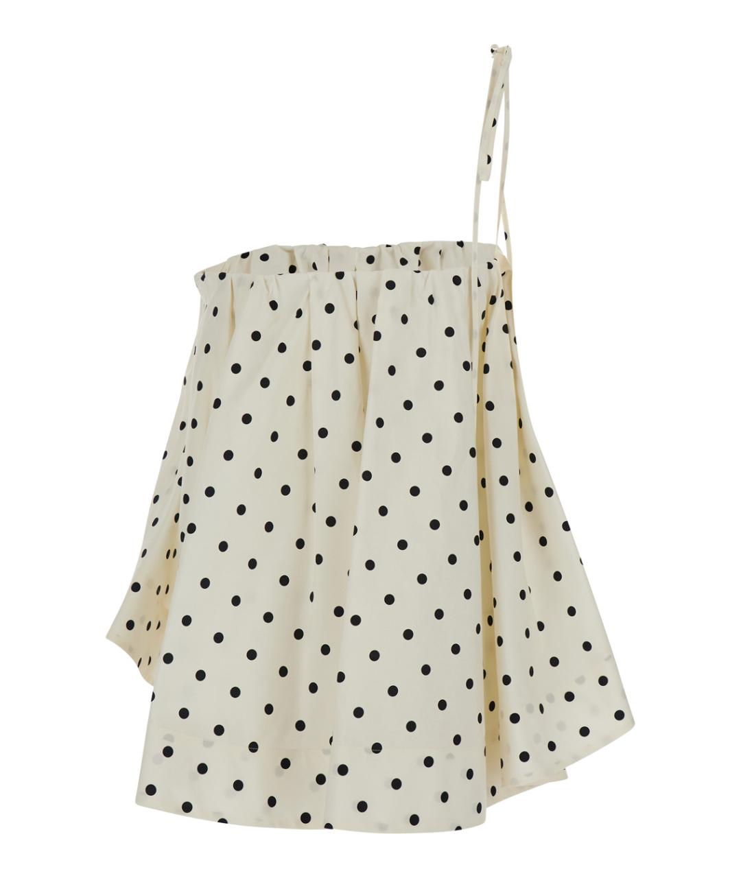 MSGM Белая хлопковая майка, фото 2