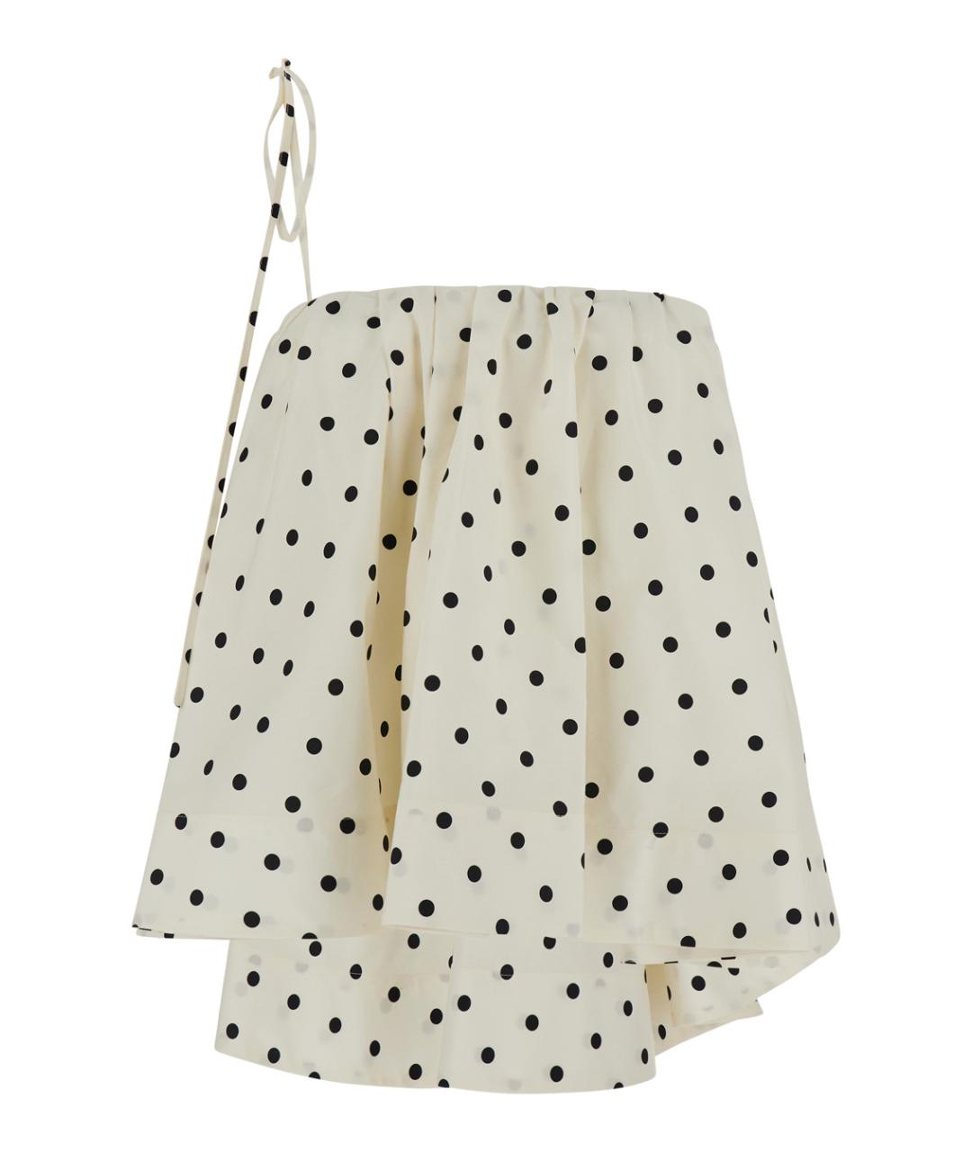 MSGM Белая хлопковая майка, фото 1