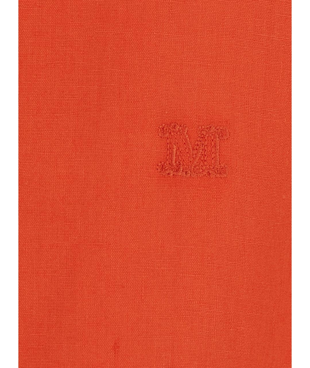 MAX MARA Красная льняная блузы, фото 3