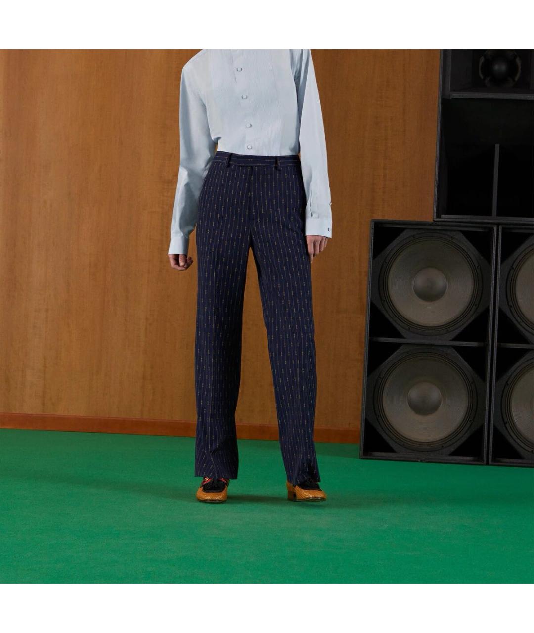 GUCCI Темно-синий костюм с брюками, фото 5