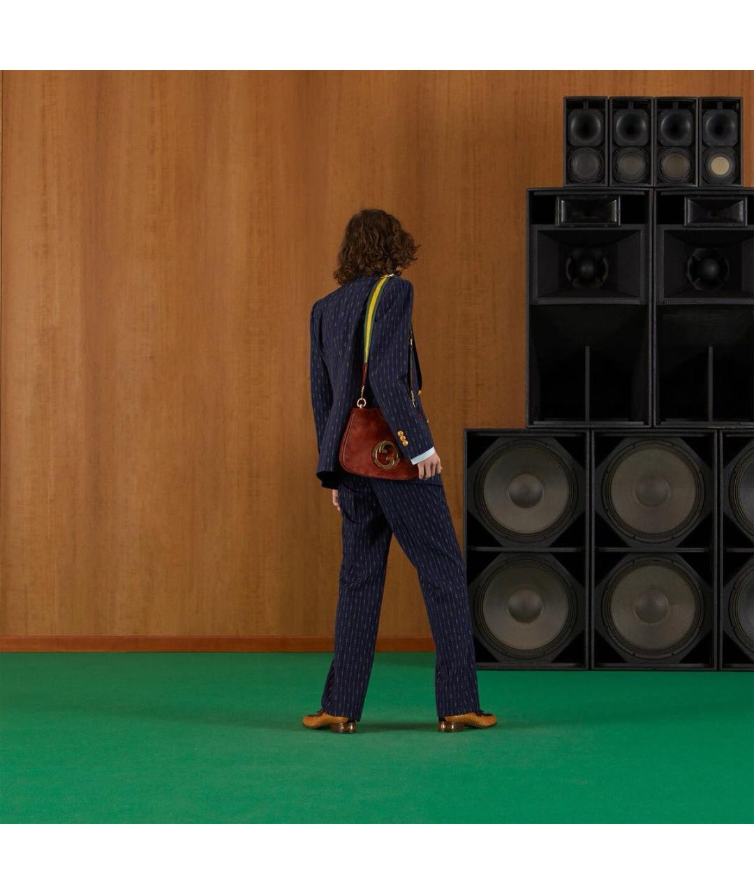 GUCCI Темно-синий костюм с брюками, фото 7