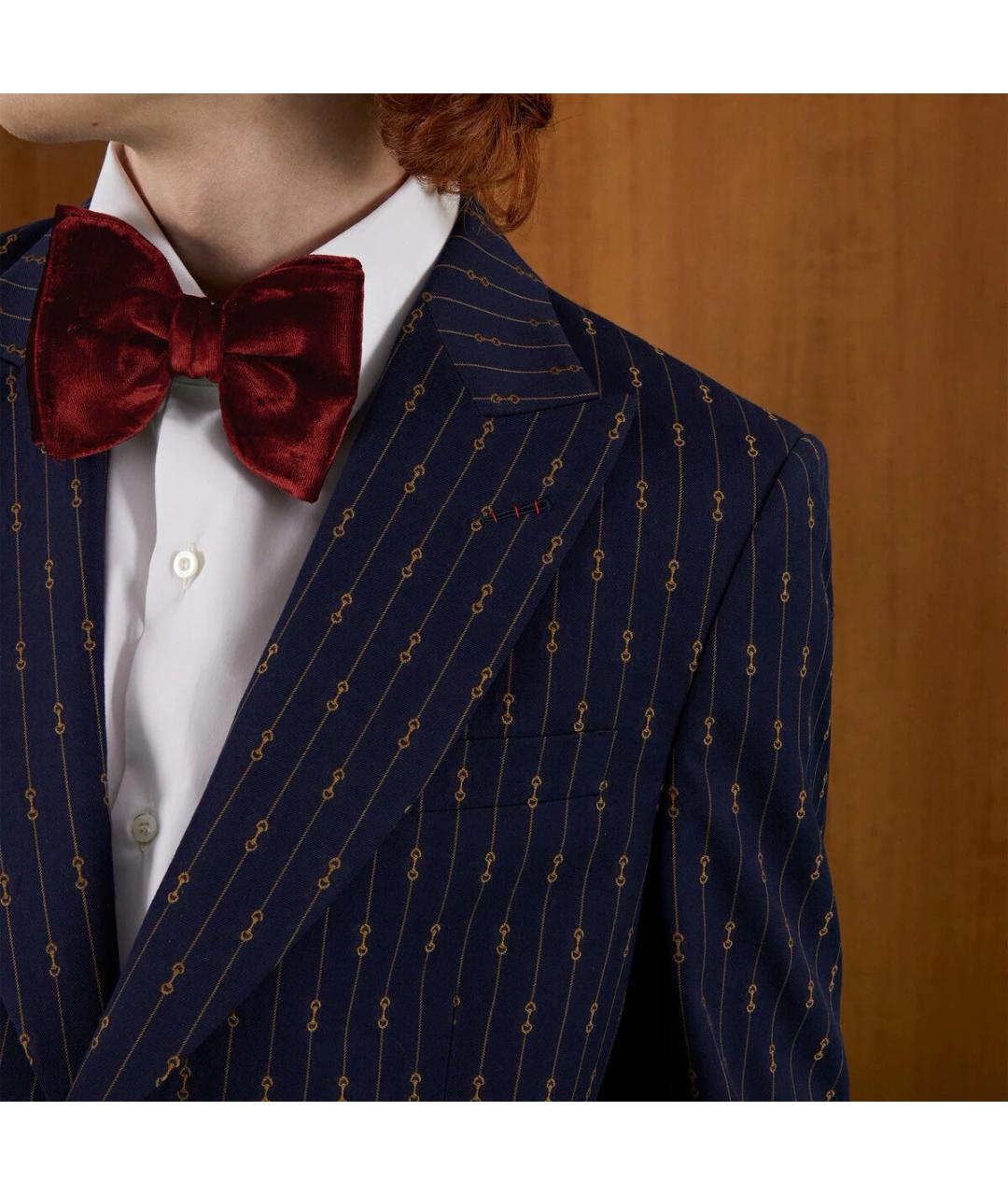 GUCCI Темно-синий костюм с брюками, фото 3