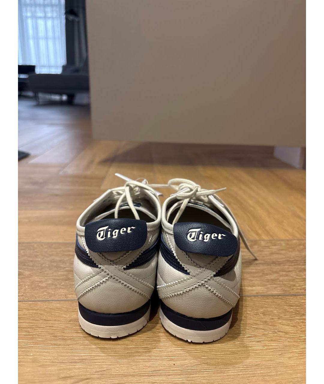 ONITSUKA TIGER Серые кожаные кроссовки, фото 4