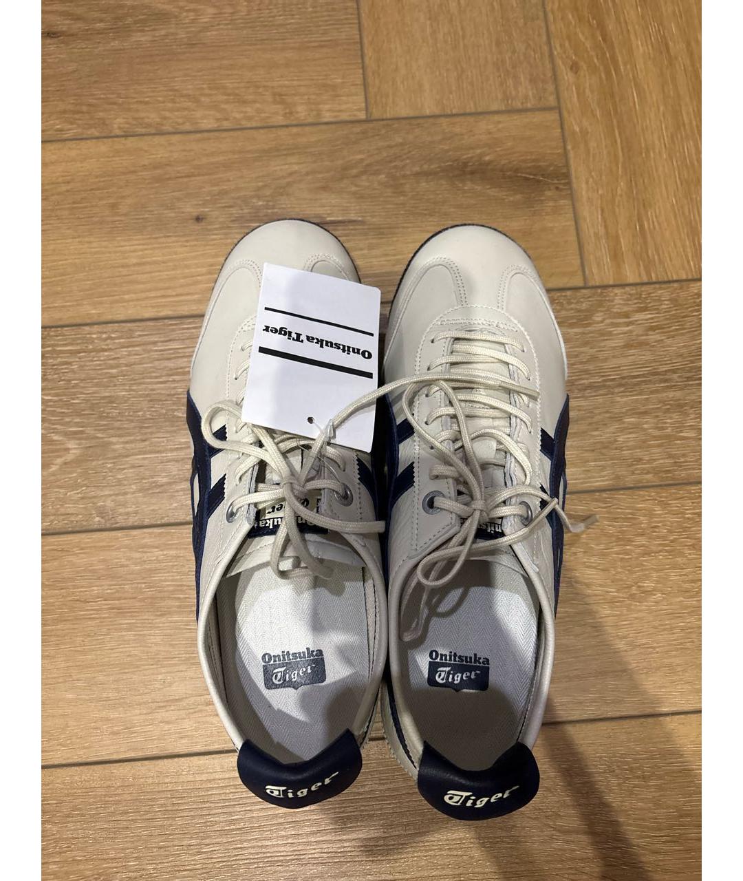 ONITSUKA TIGER Серые кожаные кроссовки, фото 3