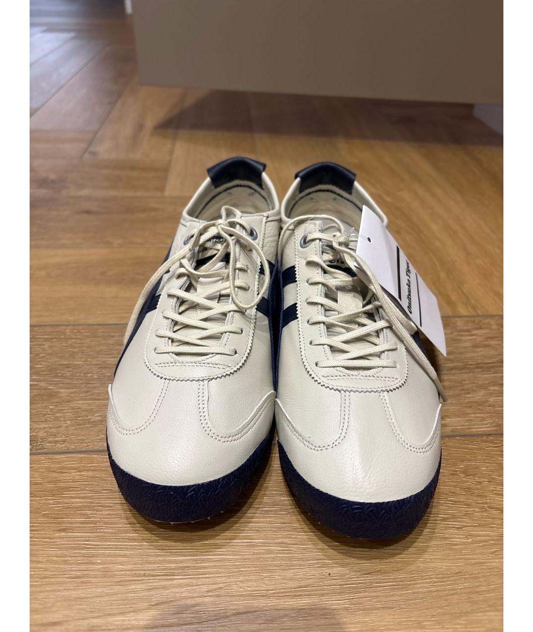 ONITSUKA TIGER Серые кожаные кроссовки, фото 2