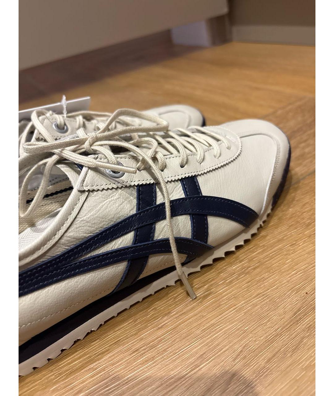 ONITSUKA TIGER Серые кожаные кроссовки, фото 6