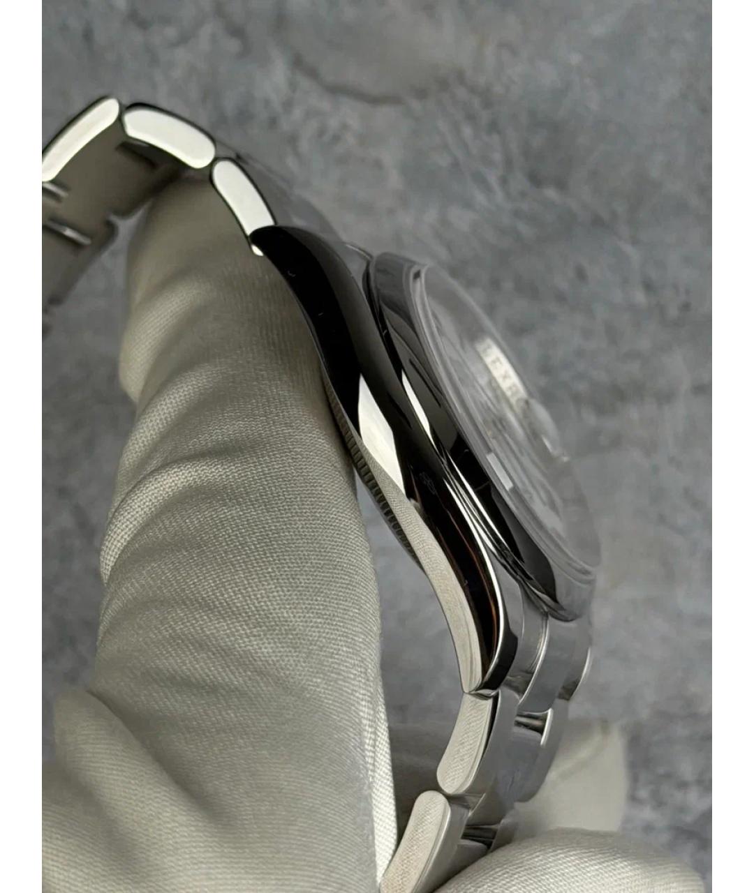 ROLEX Белые металлические часы, фото 4