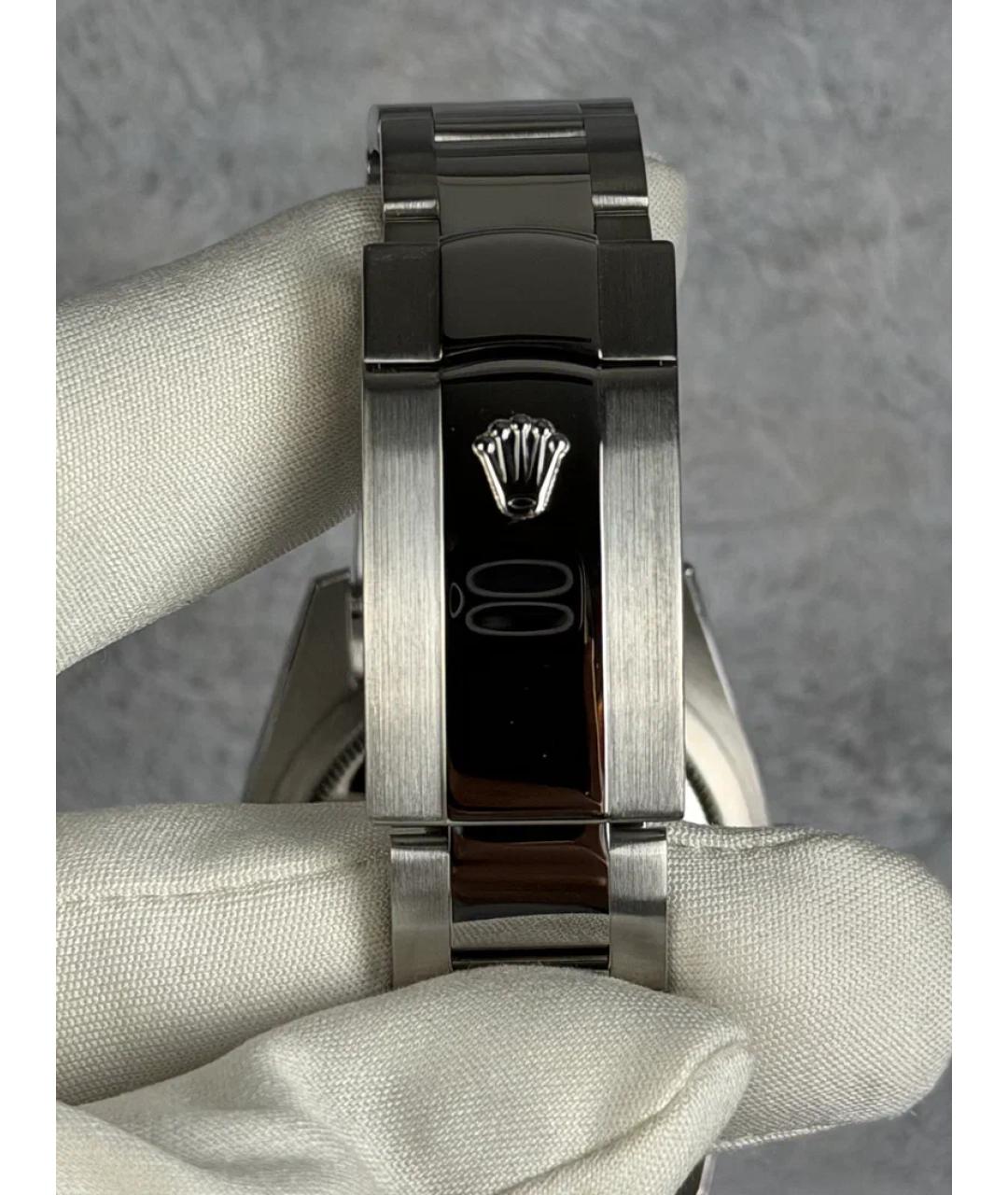 ROLEX Белые металлические часы, фото 6