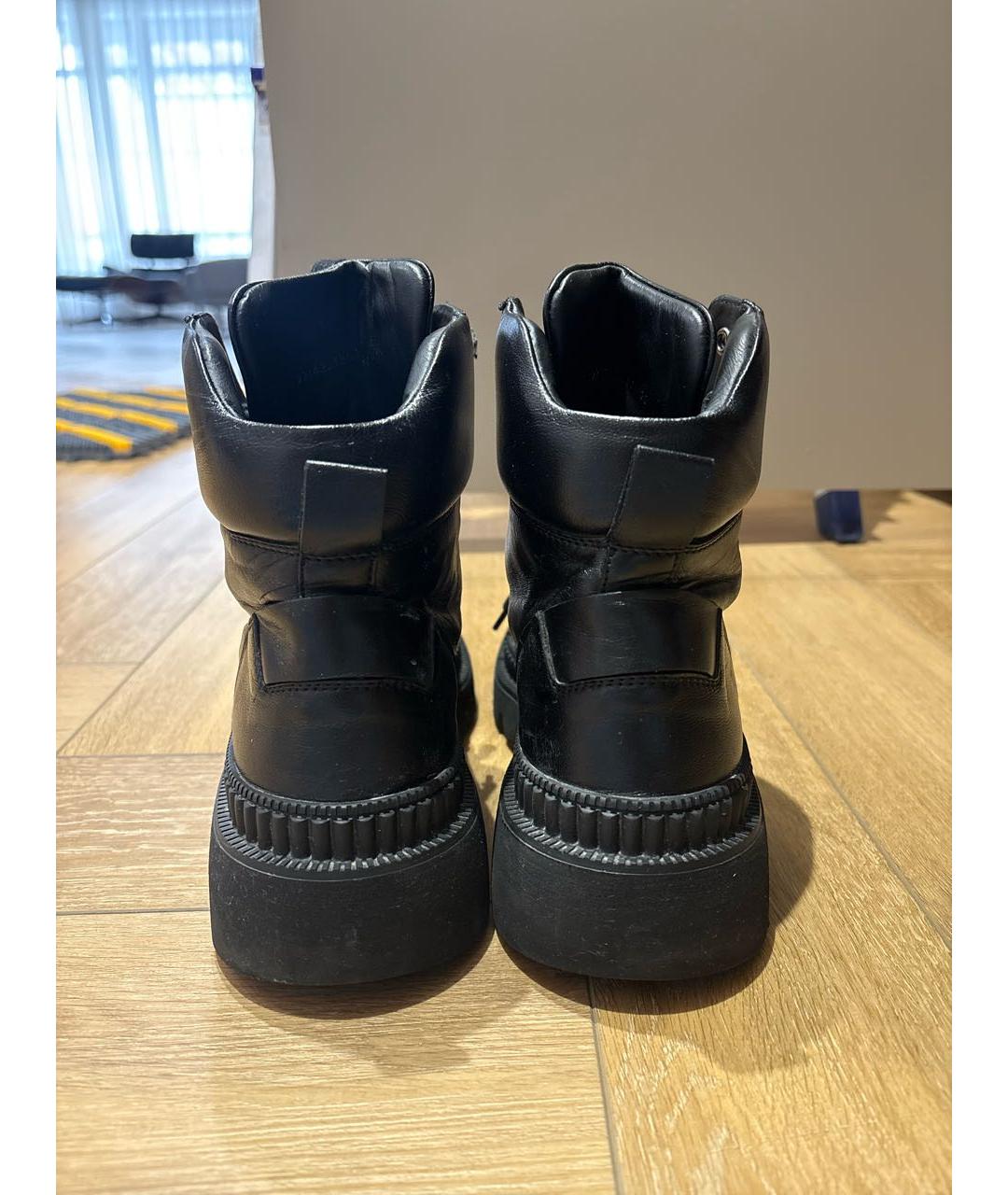 BOGNER Черные кожаные ботинки, фото 4