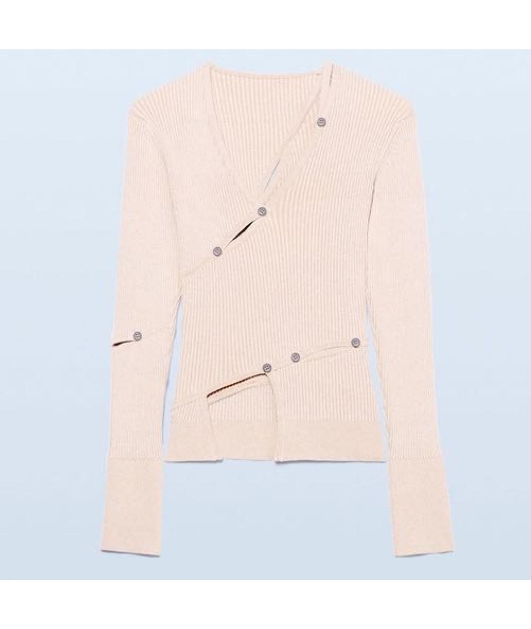 JACQUEMUS Бежевый джемпер / свитер, фото 6