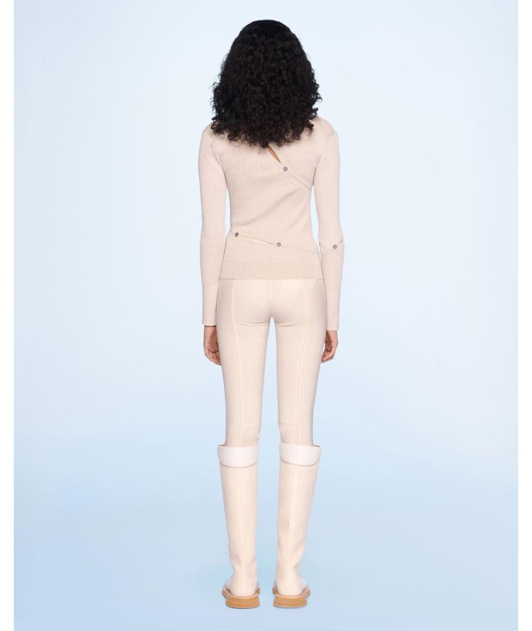 JACQUEMUS Бежевый джемпер / свитер, фото 3