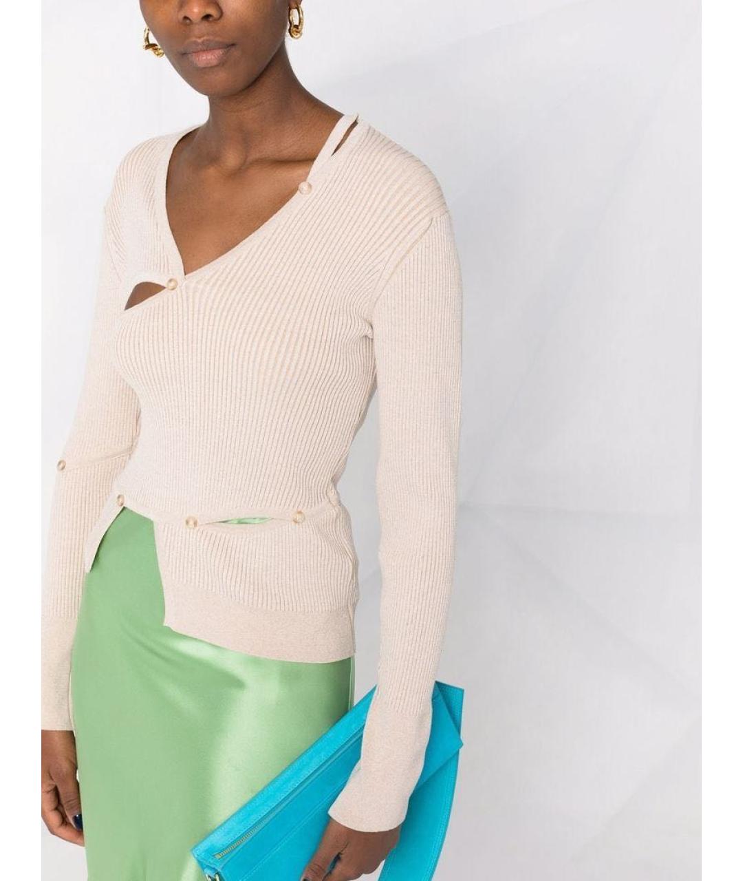 JACQUEMUS Бежевый джемпер / свитер, фото 2