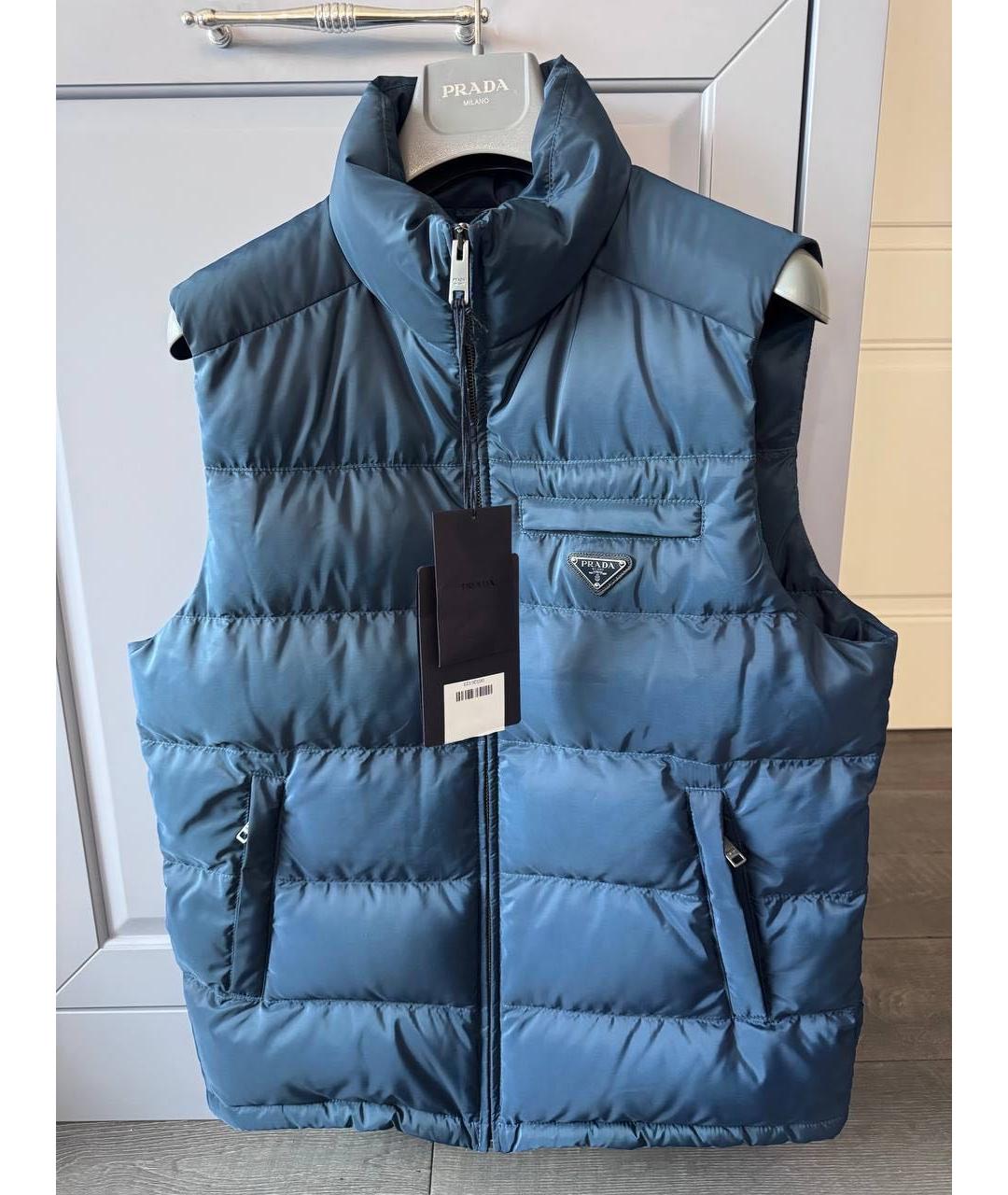 PRADA Синий жилет, фото 7