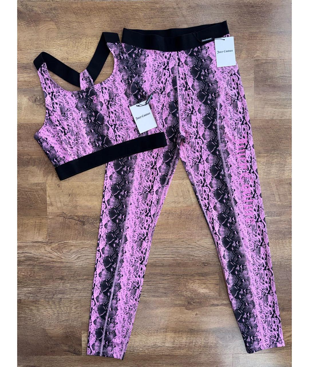 JUICY COUTURE Розовый полиэстеровый спортивные костюмы, фото 2