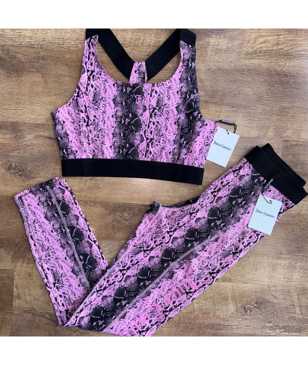 JUICY COUTURE Розовый полиэстеровый спортивные костюмы, фото 4