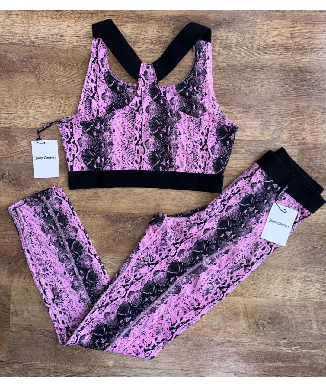 JUICY COUTURE Розовый полиэстеровый спортивные костюмы, фото 5