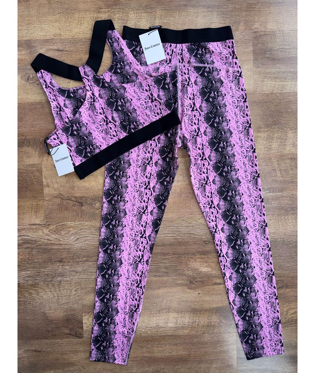JUICY COUTURE Розовый полиэстеровый спортивные костюмы, фото 3