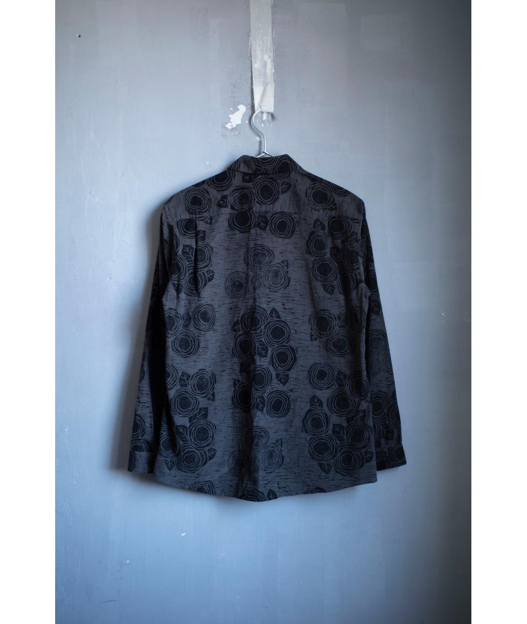 ISSEY MIYAKE Серая хлопковая кэжуал рубашка, фото 4