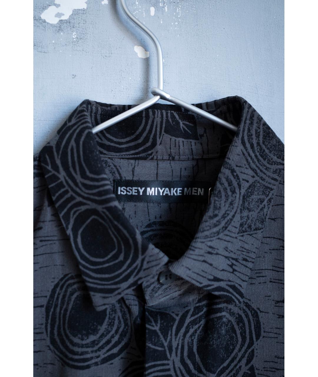 ISSEY MIYAKE Серая хлопковая кэжуал рубашка, фото 2